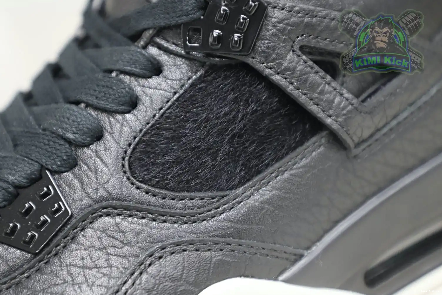 Jordan black retro Kimikick ponyhair 4 Jordan Air 0413